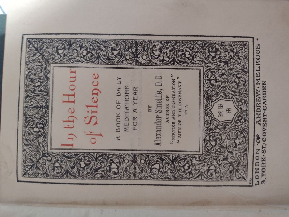 Антикварнa книгa - In the hour of Silence