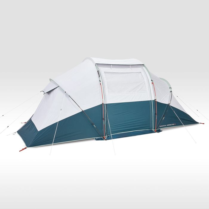 Cort de camping 4 persoane 2 camere, - produs resigilat Decathlon