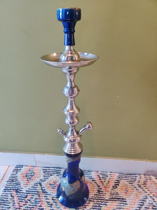 Narghilea mare 70cm inox hookah shisha - incompletă
