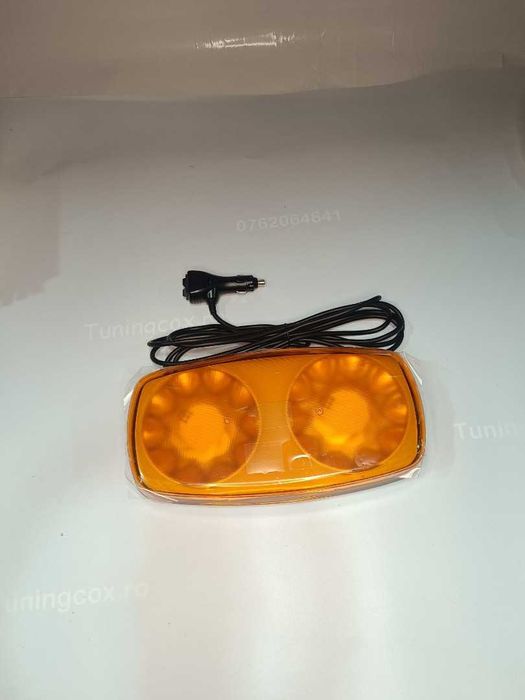 Mini Rampa girofar Led Puternica 12v/24v 2x360 grade