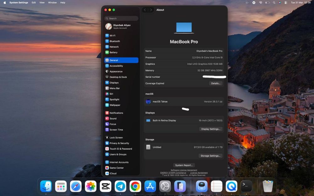 Macbook pro 15.6 dyum