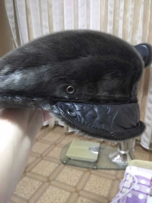 Кепка зимняя мужская нерпа