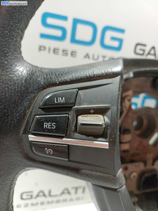 Volan Piele cu Comenzi FARA Airbag BMW Seria 5 F10 2009 - 2014 Cod 9229480 [X3438]