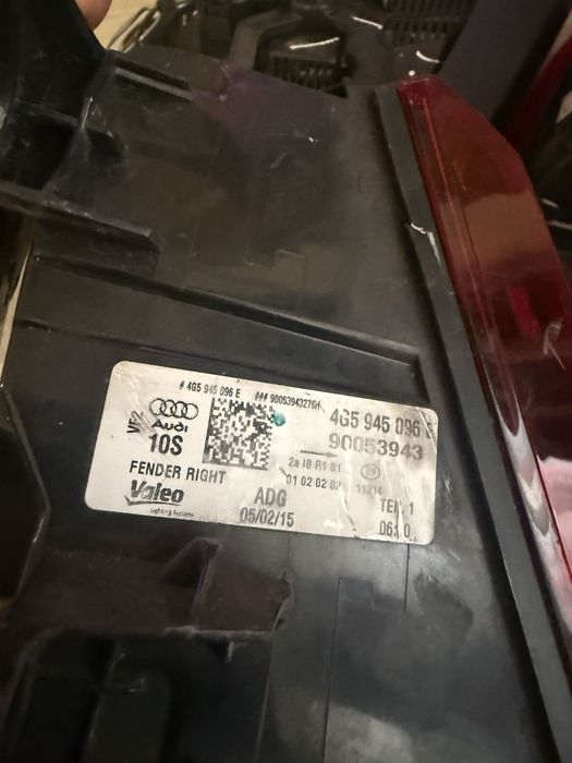 Стопове стоп Audi A6 C7 facelift Ауди А6 Ц7 Европейски жълт мигач