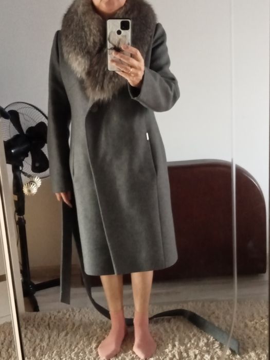 Зимнее драповое пальто