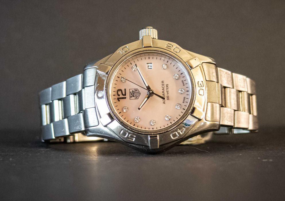Дамски часовник TAG Heuer Aquaracer – Диаманти, розов седеф, 28мм