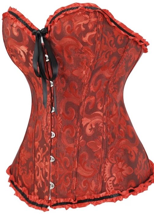 красный корсет новый