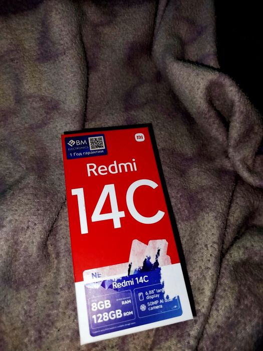 Срочно продаётся !!! Новинка-новый смартфон redmi 14-с.