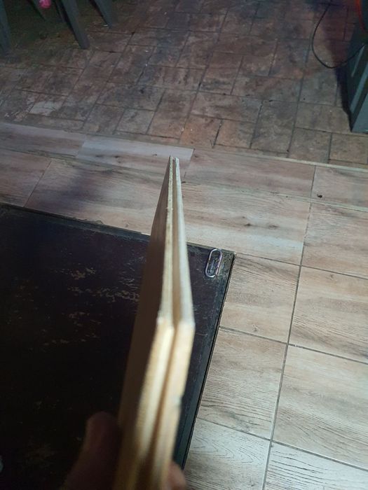 Parchet triplu stratificat Pallido Chevron