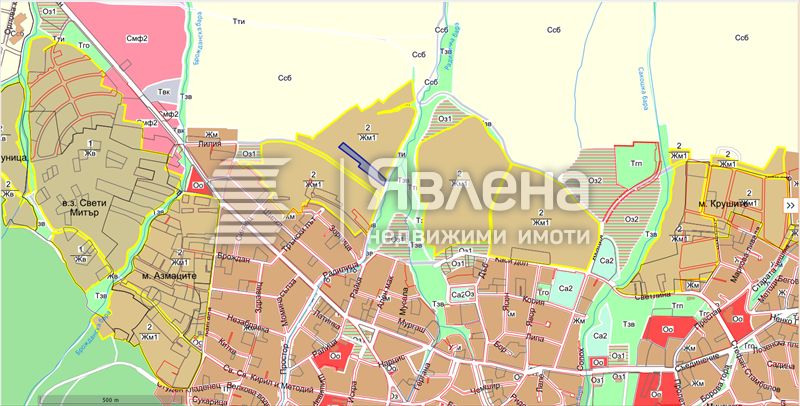 Продава се Парцел в с. Лозен, Област София-град - 4926 кв.м за 104 €/кв.м - Снимка #1