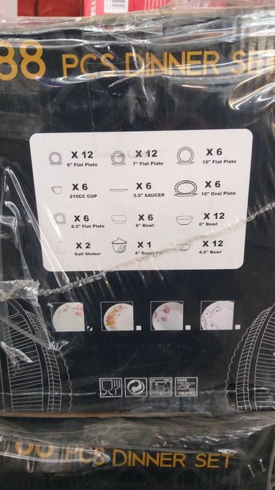 Torix idish tovoq. posuda Torix nabor 88ta. Skidka