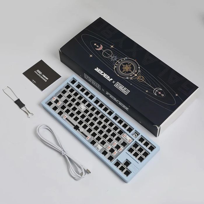 База за механична клавиатура EPOMAKER x Feker Galaxy80 с подарък кабел