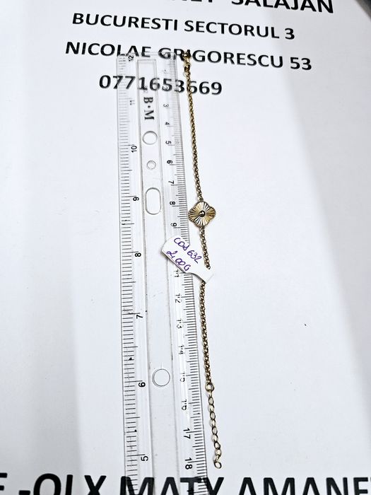 Vand bratara din aur 14 k 2 g cod 632