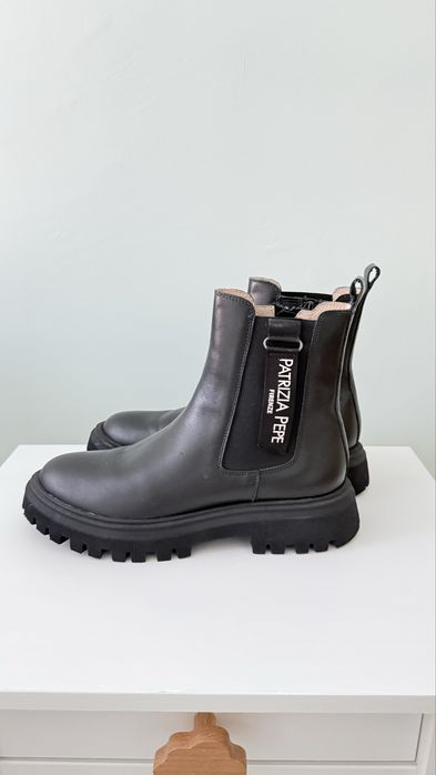 Боти Patrizia Pepe естествена кожа