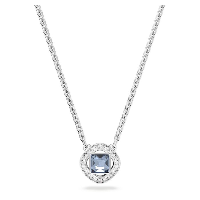 ангелско сребърно колие Сваровски Swarovski