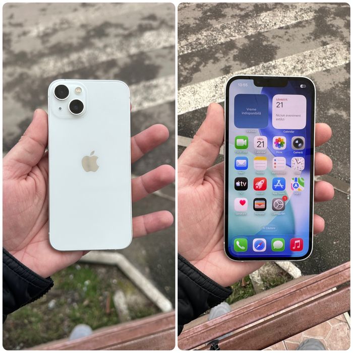 Iphone 13 Alb 128 Gb neverlock (dezmembrez telefoane )