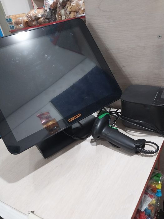 Моноблок,Денежный ящик (er405),принтер этикето (Xprinter 365B)к