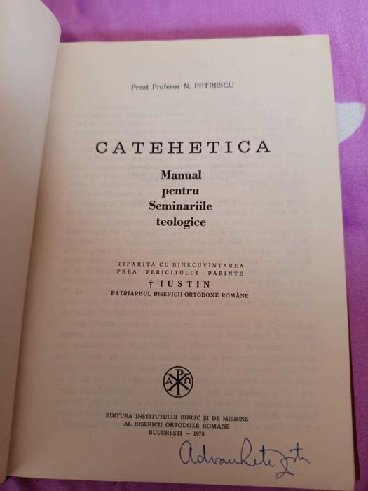 N. Petrescu - Catehetica. Manual pentru seminariile teologice (1978)