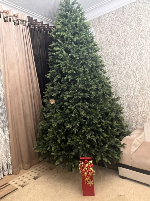 Ёлка премиум класса Хаки. 100% гелевая литая