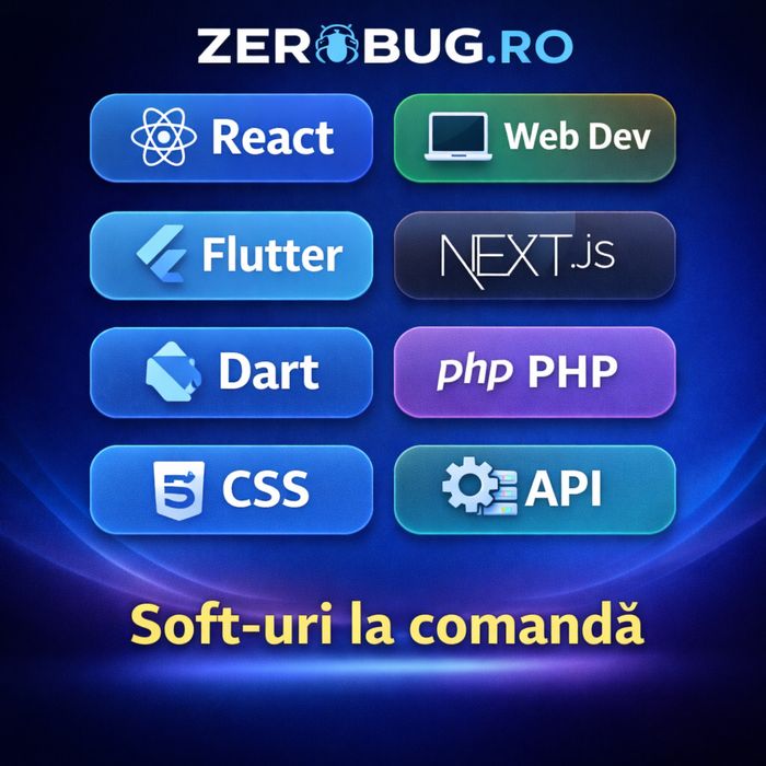 Web & App Development, Automatizări, API | Prețuri Accesibile