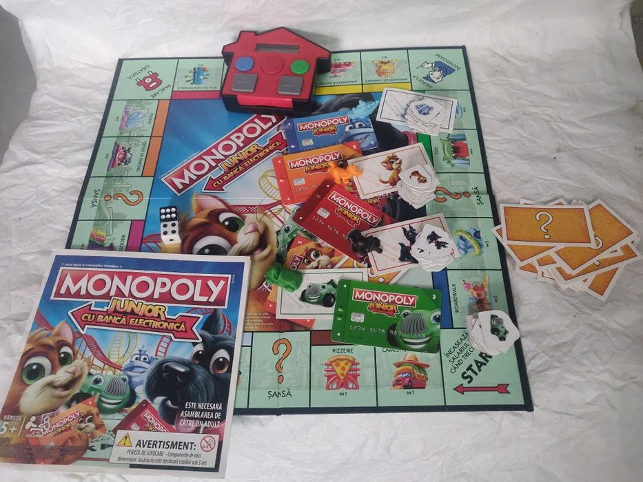 Joc Monopoly cu banca electronica si carduri! Ptr copii si adulti