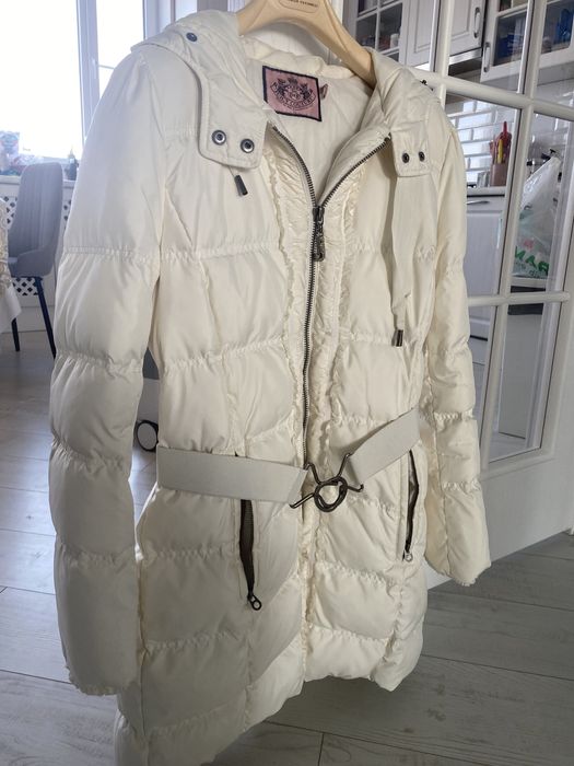 Белый пуховик Juicy Couture оригинал