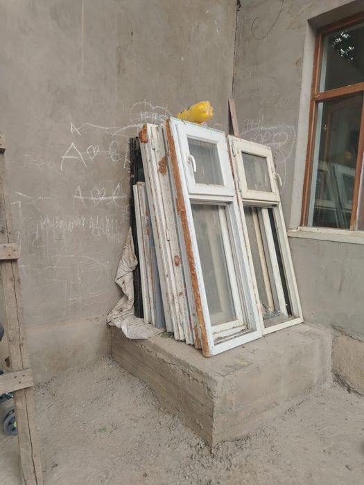Пластик терезе 6шт
