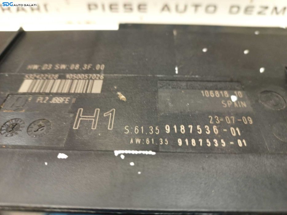 Unitate Modul Calculator Confort Confort BCM BMW Seria 3 E90 E91 2.0 N43 2004 - 2011 Cod 61.35 9187536 - 01 [L0635] [L0636]