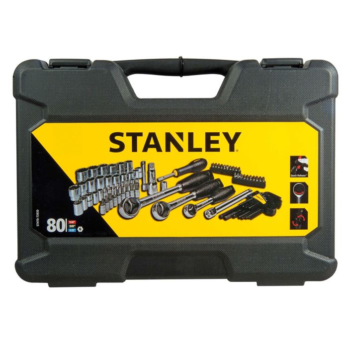 Комплект Гедоре 80 части  STANLEY STHT0-73930 - 1/4″, 3/8″, 1/2″