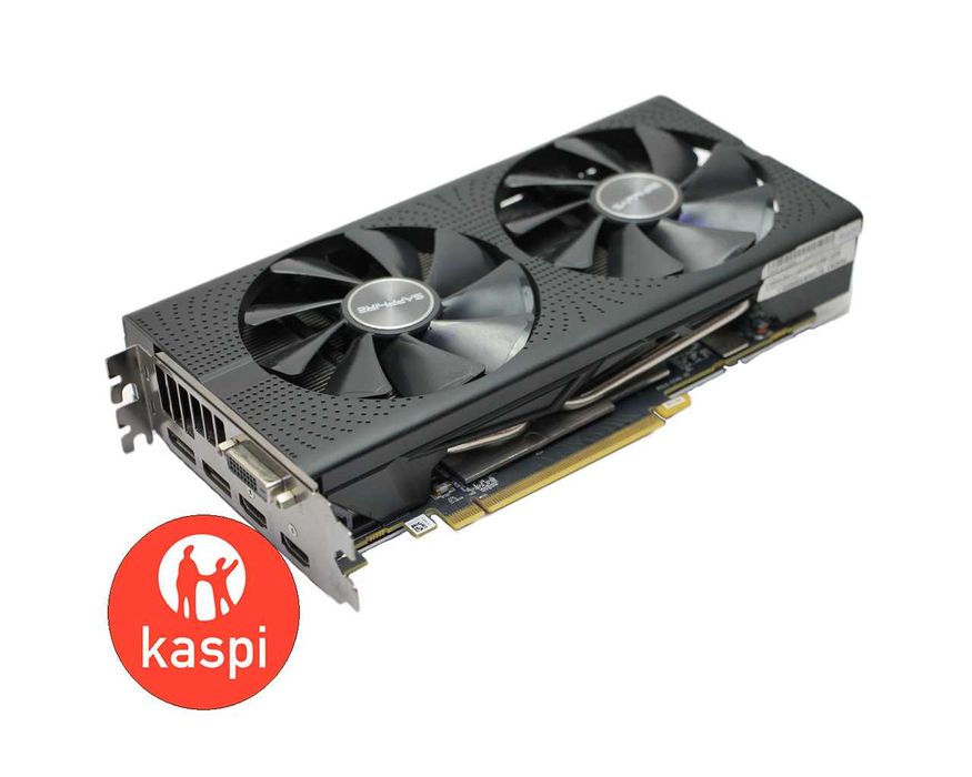 Видеокарта 8Gb Sapphire Radeon RX 570 Питание 8 pin, Бэкплэйт