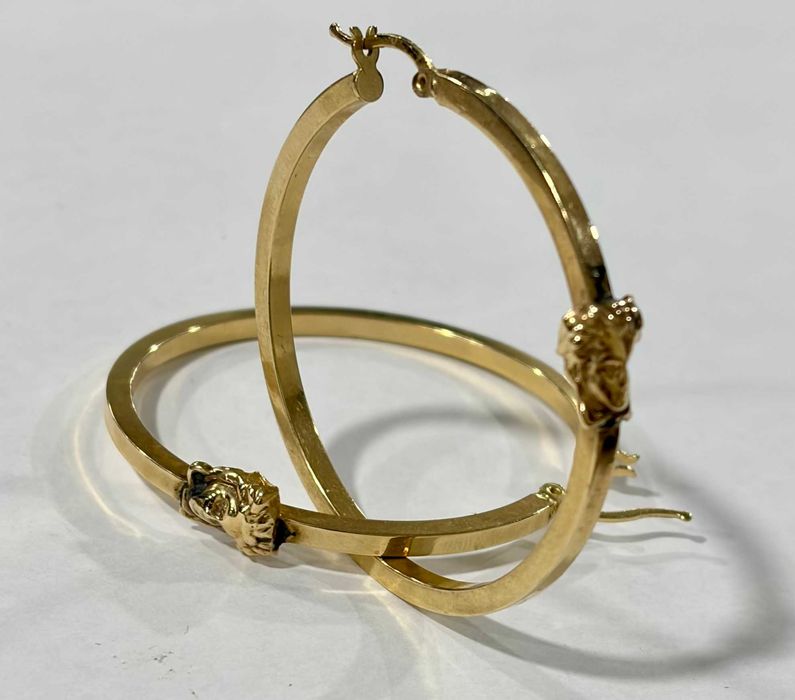 Златни обеци 5.3 грама 14 карата.