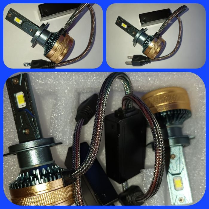 Becuri LED H7 Canbus 12V-24V 60000LM set 2buc