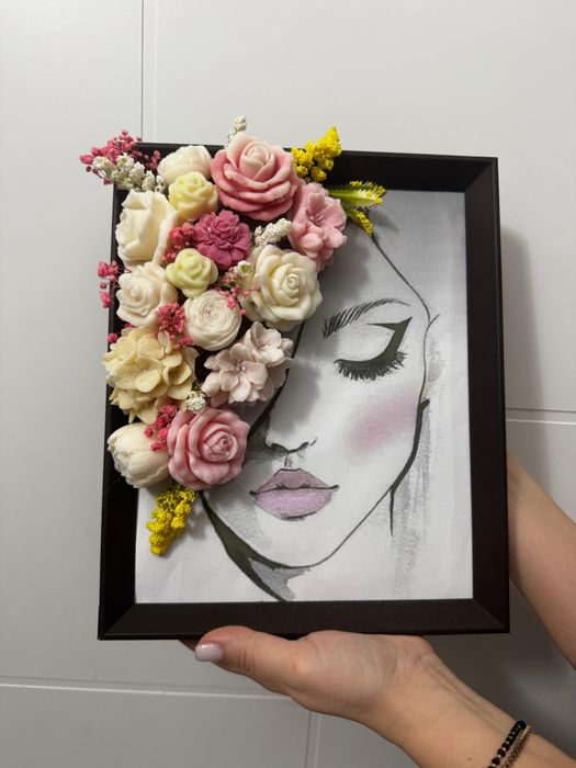 Tablou personalizat din ceara parfumata