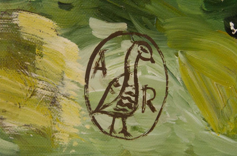 Tablou de colectie, Ana Ruxandra Ilfoveanu, Padure, pictura pe panza