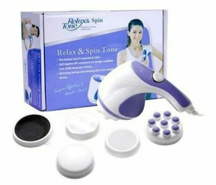 Даставка бэсплатная. Массажёр для тела Relaх Spine Tone 220v.