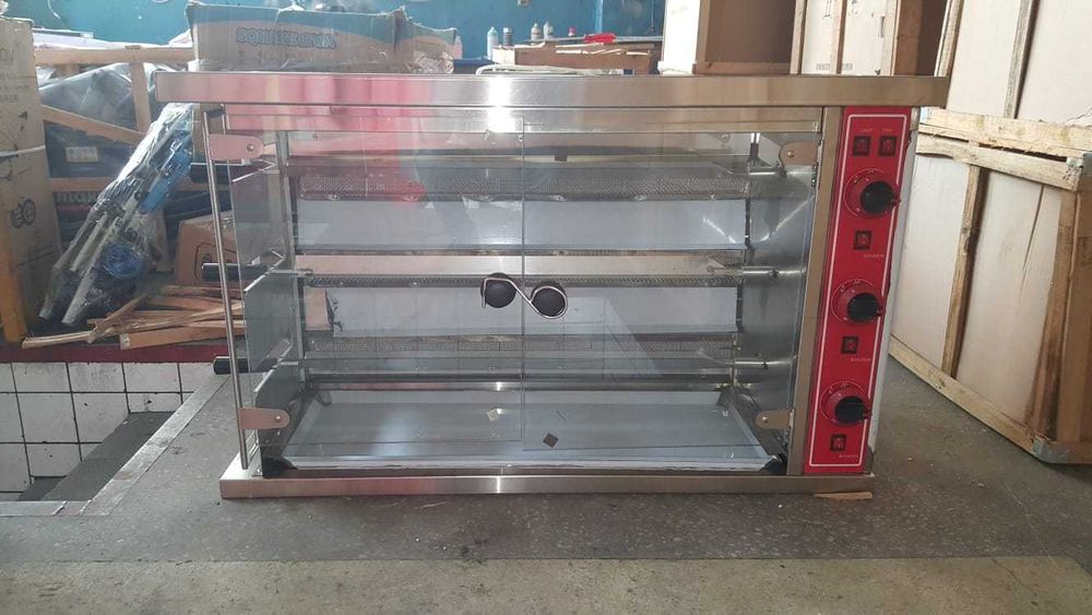 Lichidare stoc Cuptor rotiserie gaz LPG nou garantie-TRANSPORT GRATUIT