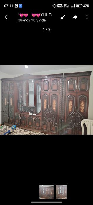 Мебел сотилади тез кунда.