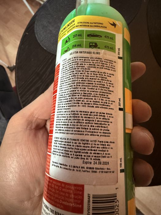Solutie slime pt anvelope