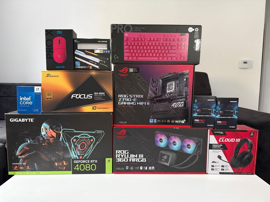 Setup Gaming & Streaming complet – RTX 4080 / i7 14700KF / 64GB RAM