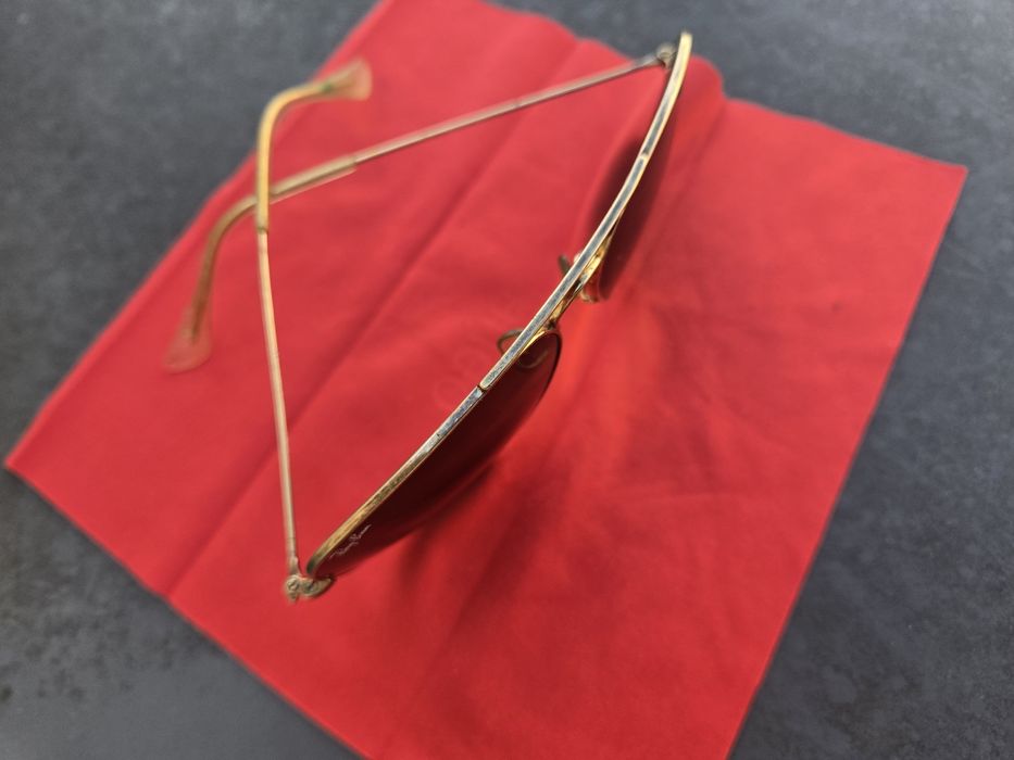 RayBan Gold Metal Aviator ochelari soare copii