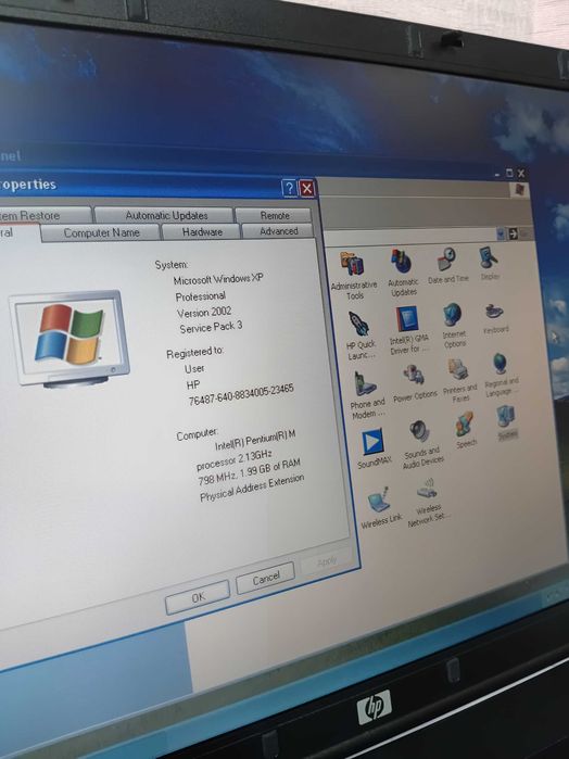 Retro Laptop HP compaq nc 6220 din 2005