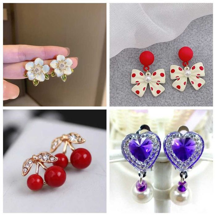 Красивые, редкие, необычные  Серьги (бижутерия)