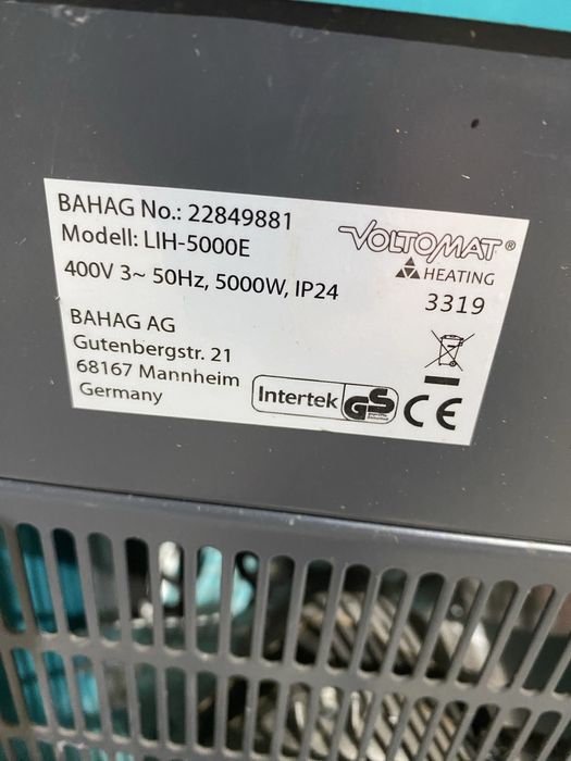 Aeroterma trifazica 5 kw