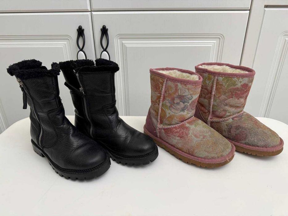Кожаные сапоги Zara, Geox, Next, UGG, ECCO, KUOMA разм 28,29,31,32,33