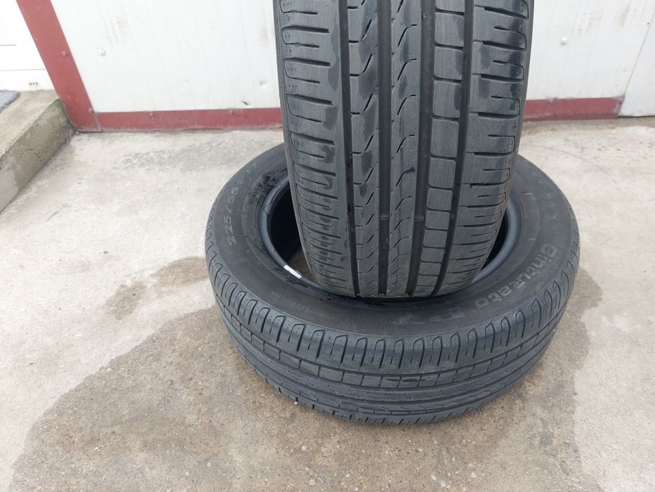 150 lei bucata! Doua anvelope de vara 225 55 r17 Pirelli 2021! 7 mm