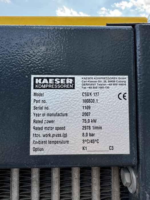 Compresor aer KAESER csdx 137
