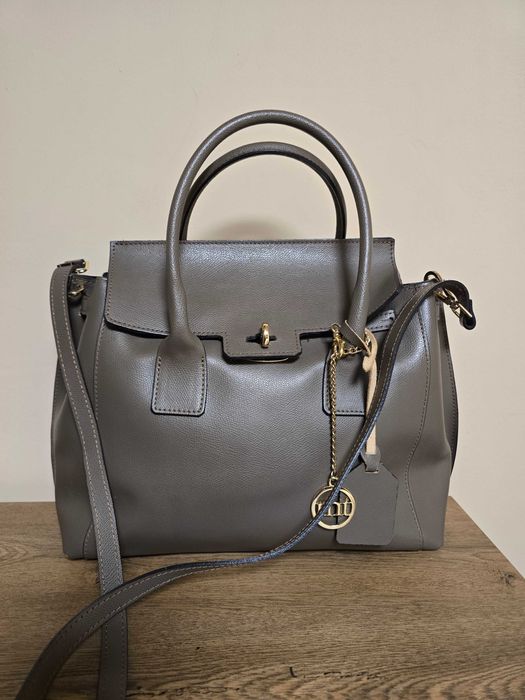 Mia Tomazzi оригинална дамска чанта от естествена кожа