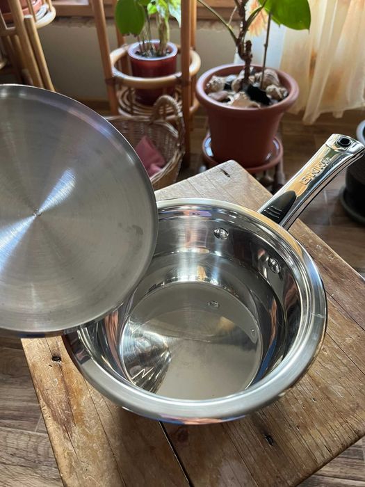 Oala cu capac BMN, diametru 19cm, compatibila pentru inductie