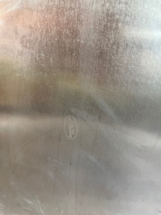 Старинен тежък посребрен  поднос( тава)