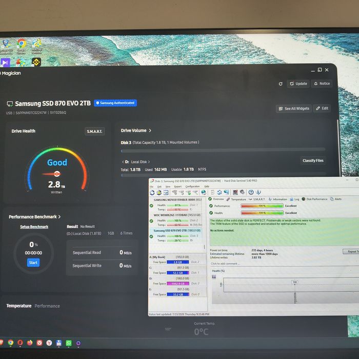 vand ssd samsung 870 evo 2tb  sata 3 2.5"